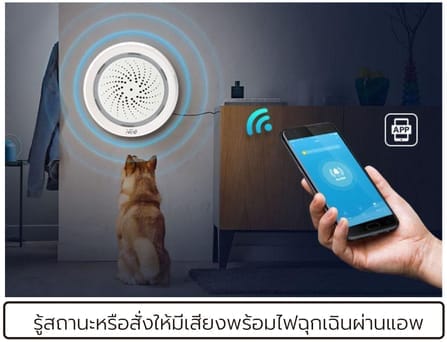 สัญญาณเตือนภัยไร้สาย Sebo DAIKOKU Wifi _5